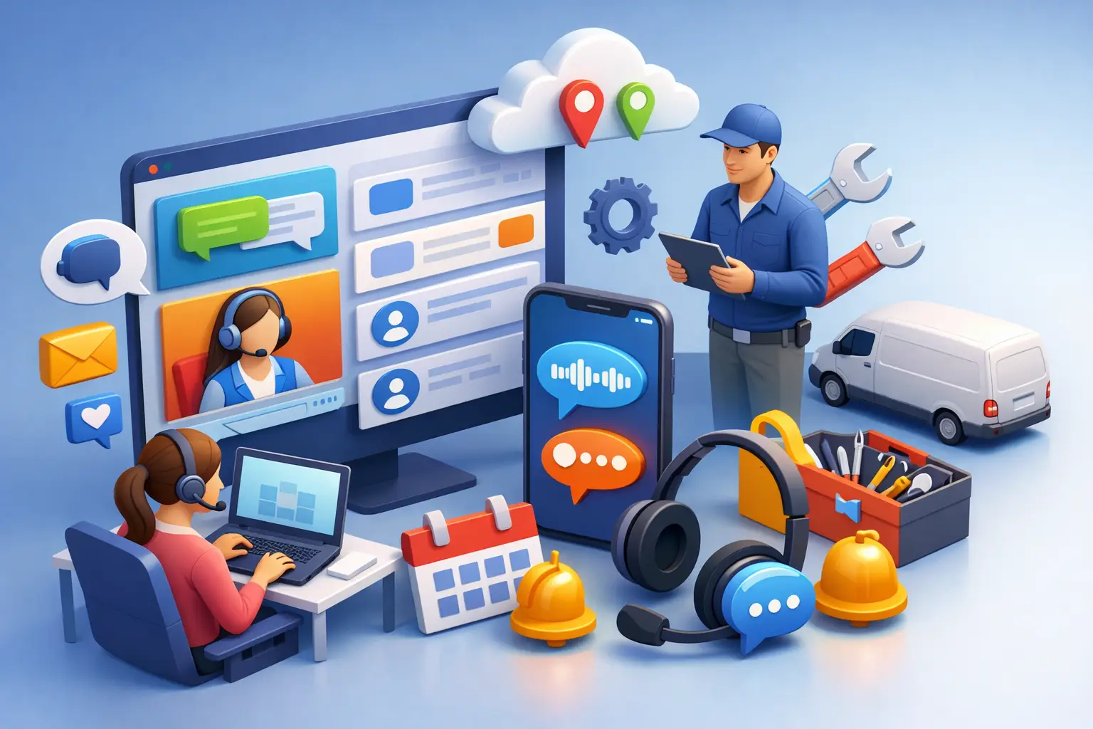 Customer Communication Software for Service Business